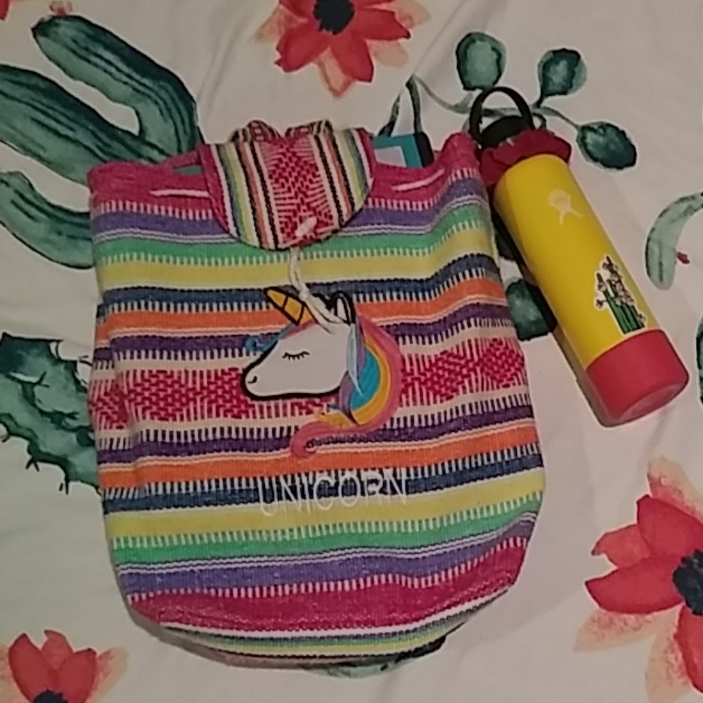 🦄🌈Unicorn boho backpack🦄